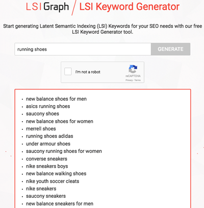 LSI Keyword Generator
