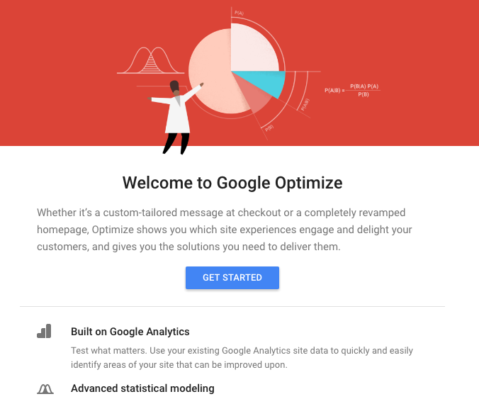 اکانت Google Optimize